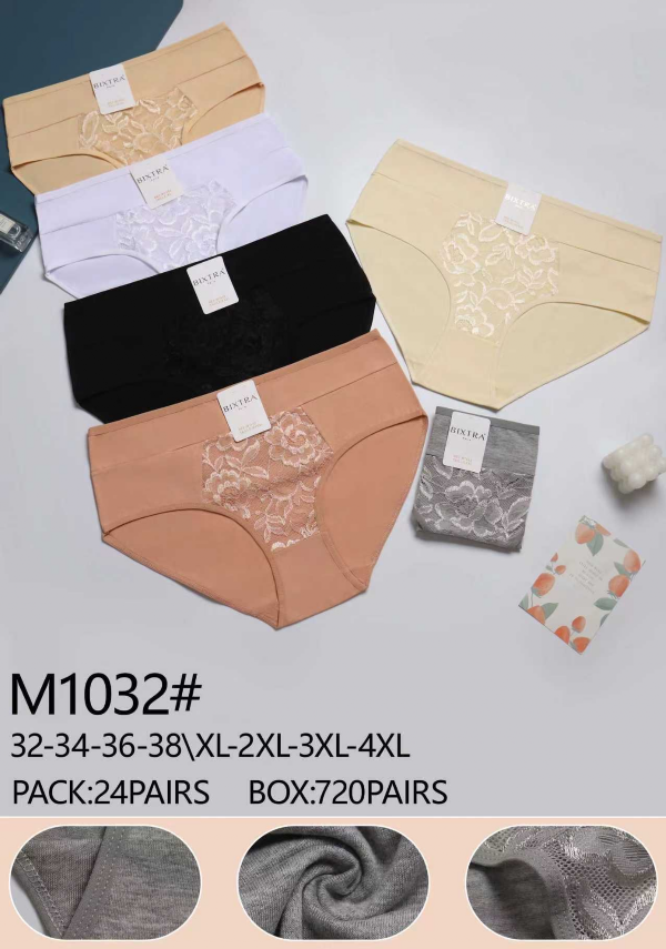 Majtki damskie Roz XL-4XL, Mix kolor Paczka 24 szt 1